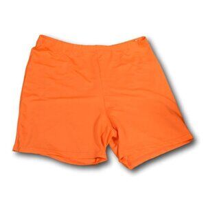 Shein Curve Orange Shorts Size: 1XL